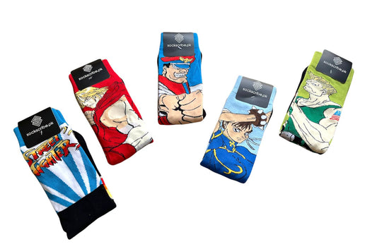 Street Fighter Sock Pack (5 Pairs)