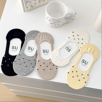 Women's Small Polka Dots (5 pairs)