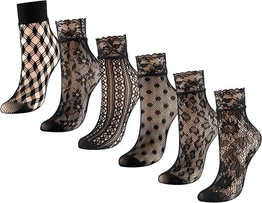 Women Invisible Socks (6 Pairs)