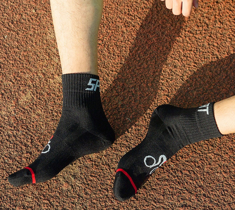 CyclePro Black Sports Socks - QW