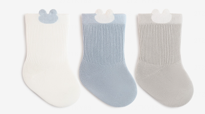 Kids Scallop Edge Trio (3 Pairs)