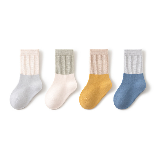 Kids Muted Blocks (4 Pairs)