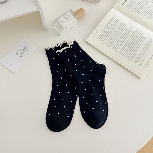Women’s Retro Polka Frill (3 pairs)
