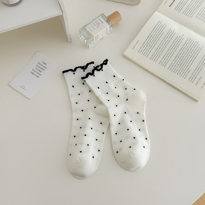 Women’s Retro Polka Frill (3 pairs)