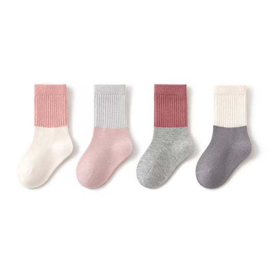 Kids Cuff Contrast Set (4 Pairs)