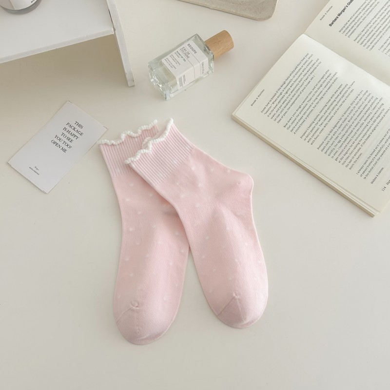 Women’s Pastel Polka Frill (3 pairs)