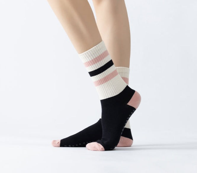Women's ZenStripe Yoga Socks (3 Pairs)