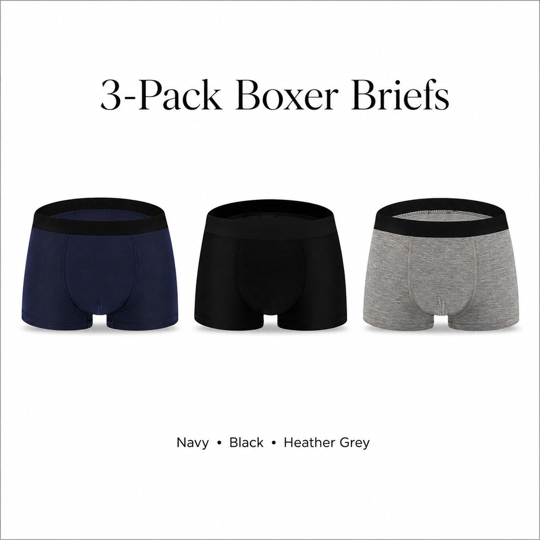 3-Pack Bamboo Boxer