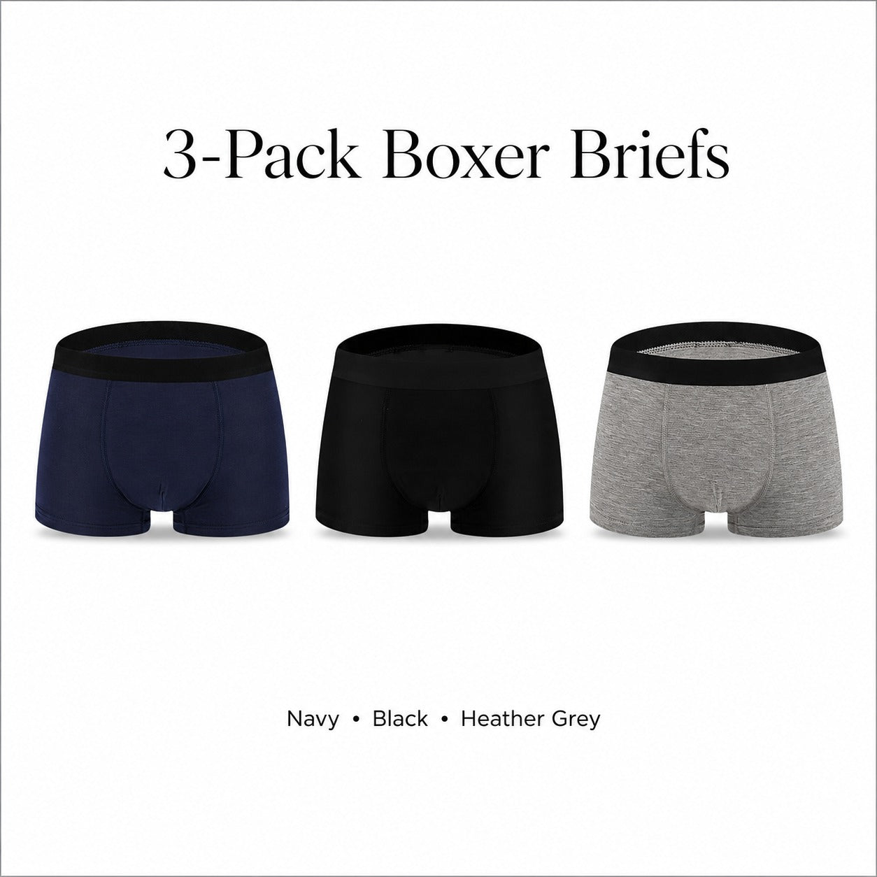 3-Pack Bamboo Boxer