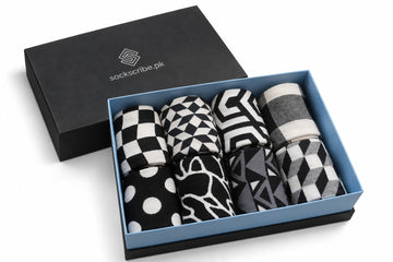 Black & White Affair – 8-Pair Gift Box