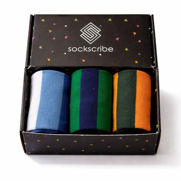 Color Stripe Gift Pack (3 Pairs)