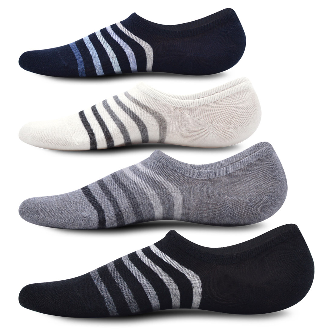 Zipline Ankle Stripes Pack (4 Pairs)