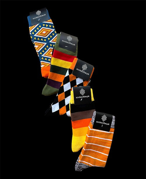 Orange Pop (5 Pairs)